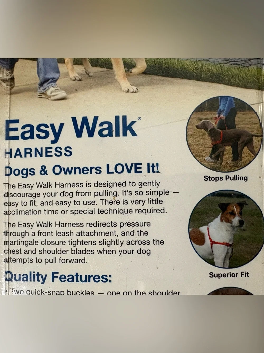 PetSafe Easy Walk Harness in Red and Black
